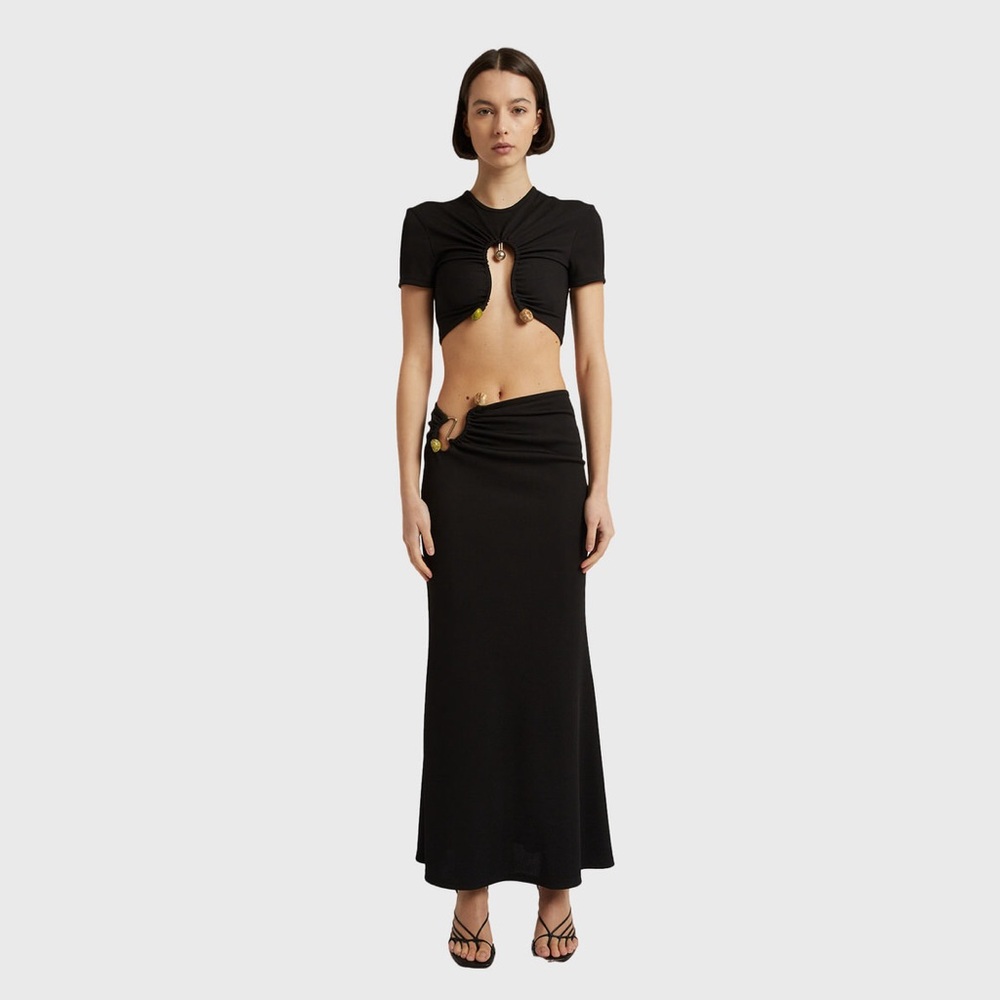 Christopher Esber Ruched Quartz Skirt